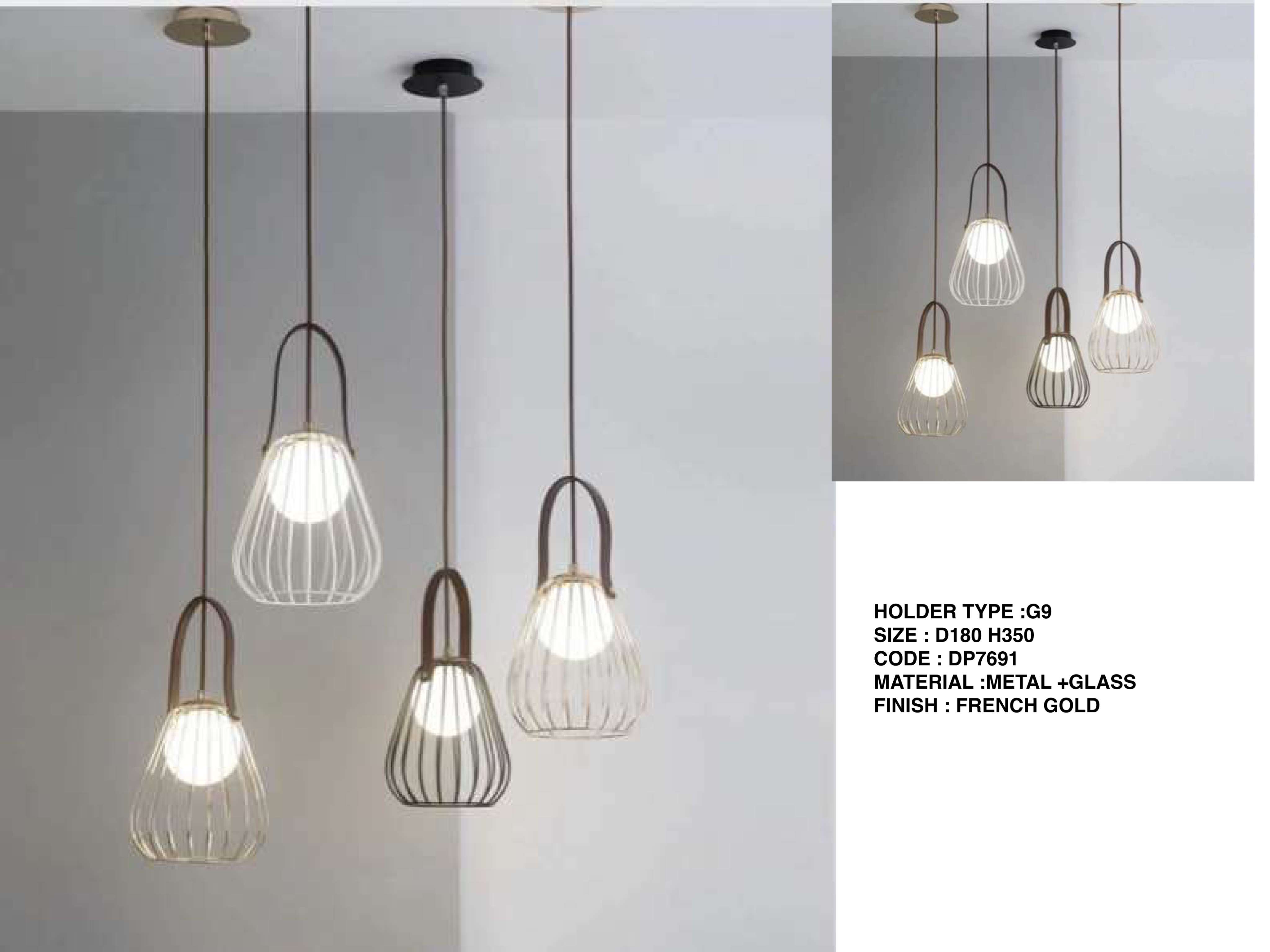 Beyond Lights - French Gold Pendant- LCHL